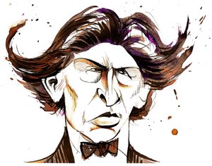 Ferruccio Busoni (caricatura en color)